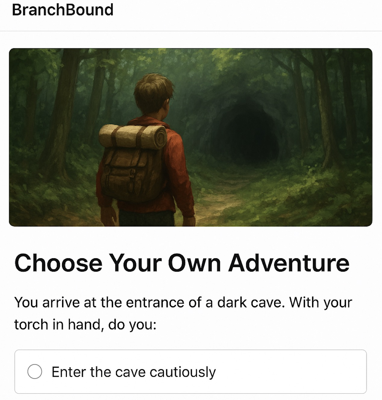 An image of the BranchBound, tbd project.